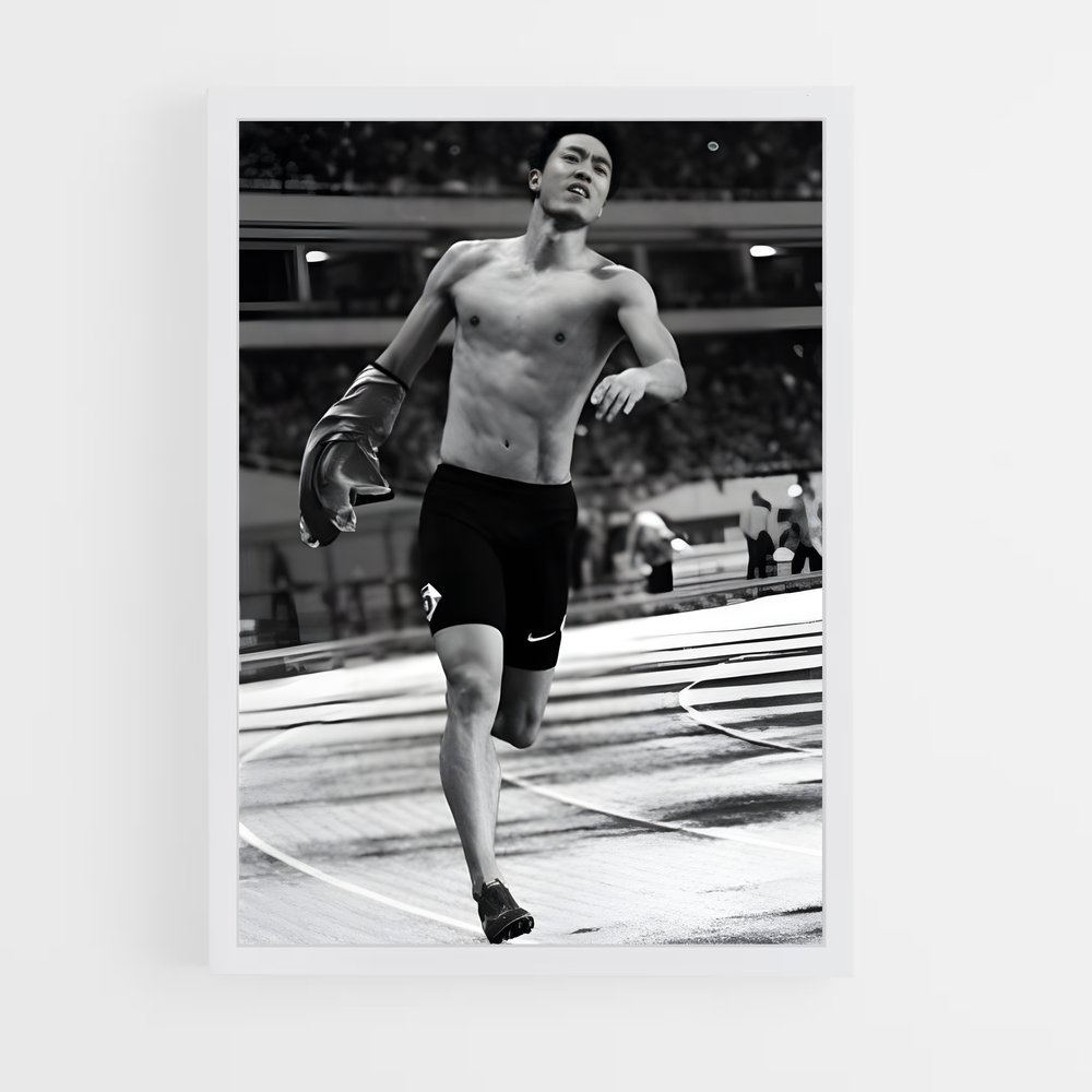 Poster Liu xiang – affiche Athlétisme (vue 3)